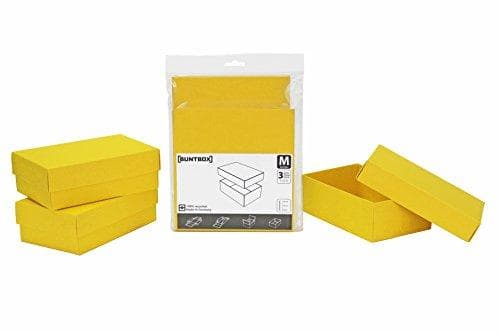 BUNTBOX M gaveæskesæt gul (70-22)