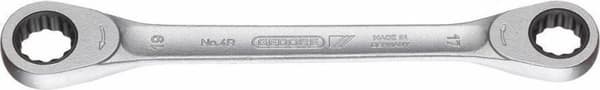 Gedore 4 R 17x19 Dubble ringratelnøgle - 17 x 19 mm
