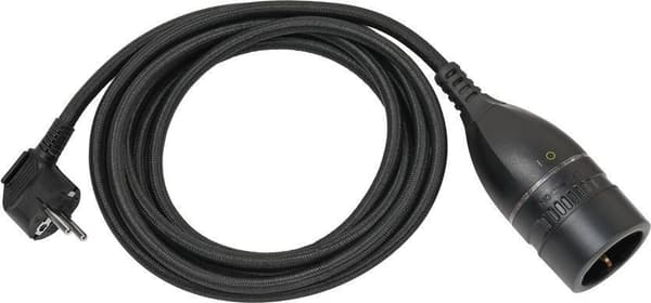 Brennenstuhl 1161830010 Strømkabel Sort 3 m Netstik Type E+F Netstik Type F (1161830010)