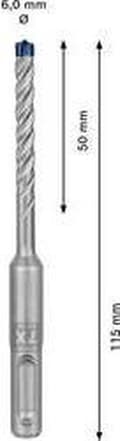 Miniatyrbillede 2 af 2: Bosch Tilbehør EXPERT SDS plus-7X 2608900159 Borehammer 10-delt 6,00 mm Kombilængde 115 mm SDS-Plus 10 stk.