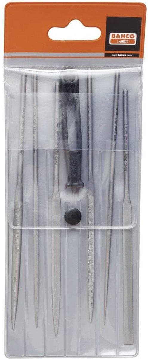 Nålefilsæt 6 stk. 140 mm i plastpose Bahco 2-470-14-4-0
