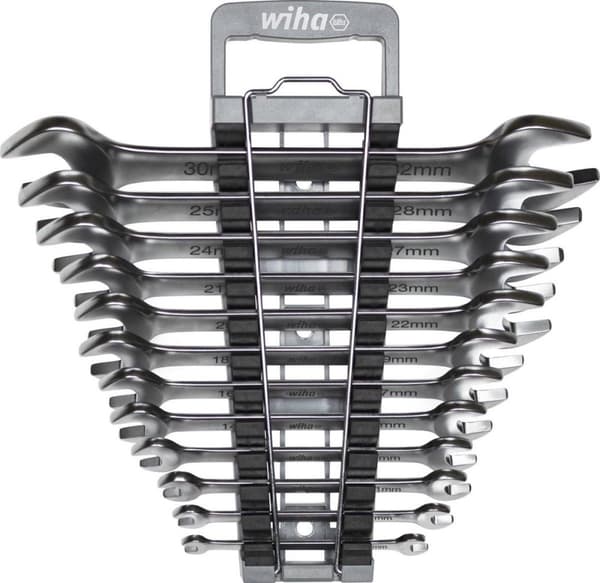 Wiha 44753 Dobbelt gaffelnøglesæt 13-delt 7 - 32 mm
