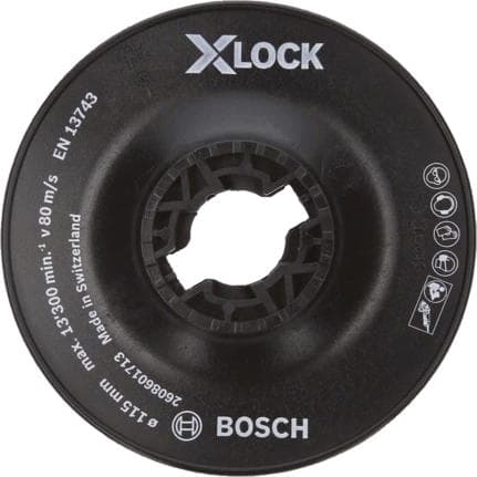 Bosch - støttepude - 115 mm - X-LOCK