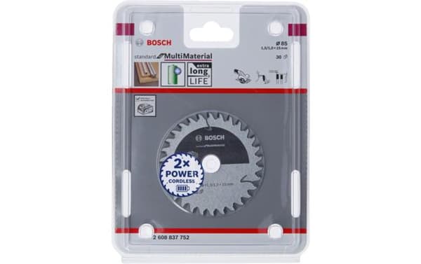Bosch cirkelsågklinga ST MM H 85x15 T30