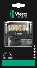 Miniatyrbillede 1 af 5: Wera Bit-Check 12 Træ 1 SB 05136390001 Bitsæt 1/4 (6,3 mm) Inkl. bit holder