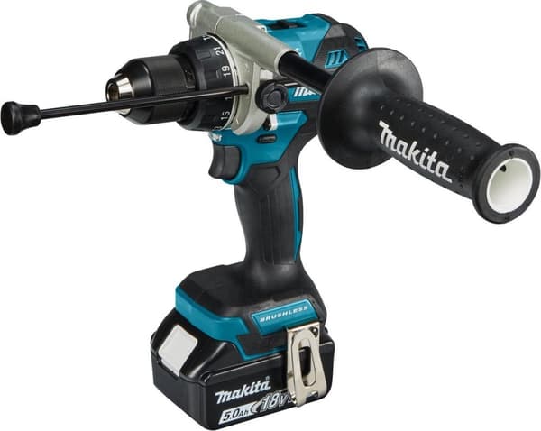Makita - DHP486RTJ - 18V - batteri - slagborr och skruvmejsel - 2x 5,0Ah - i Mbox