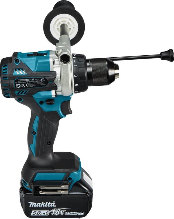 Makita - DHP486RTJ - 18V - batteri - slagborr och skruvmejsel - 2x 5,0Ah - i Mbox