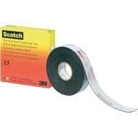 3M gummistrop (L x B) 4,5 mx 19 mm Sort silikonegummi Scotch 13 Indhold: 1 rulle(r) (HT-0020-0032-7)