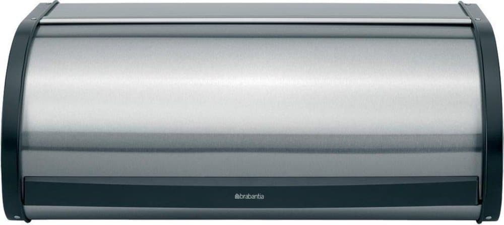 Brabantia brödbehållare - med skjutlock - Fingeravtryckssäker i matt stål