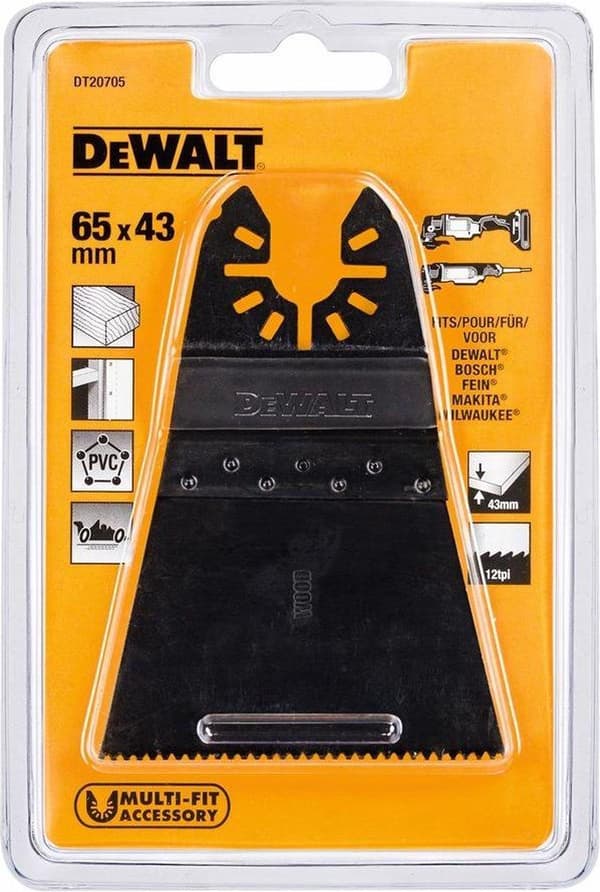 DeWalt DT20705 universal multiværktøj savklinge til træ - 66mm