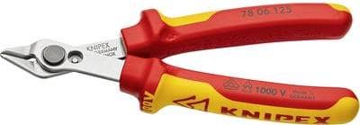 KNIPEX Electronic Super Knips - præcisionsskærer - isoleret - forskydning (78 06 125)