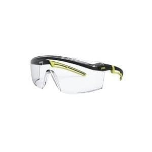 Uvex Astrospec 2.0 skyddsglasögon - Supravision Excellence - Transp./Black-Lime