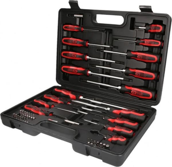KS Tools 159.0100 ERGOTORQUEplus Skruetrækker og bit sæt, 39 stk.