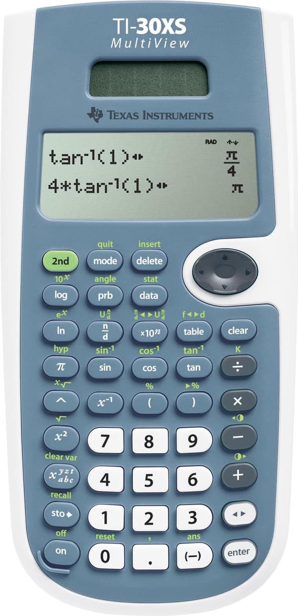 Texas Instruments TI-30 X Lommeregner Pocket Scientific Lommeregner Blå (TI 30 X II SOLAR) Blå