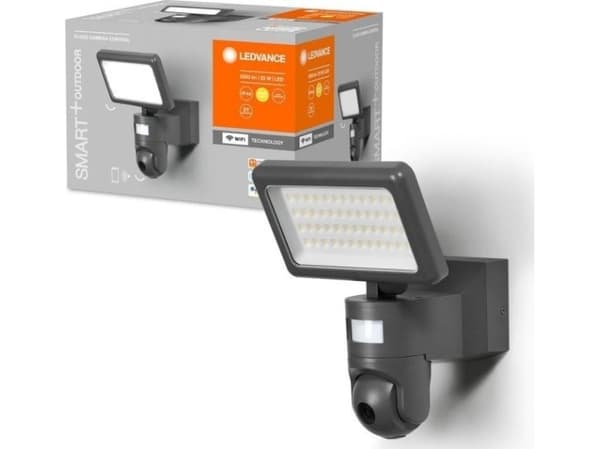 LEDVANCE SMART+ - Vegglampe - LED - 23 W - klasse D - varmt hvitt lys - 3000 K - mørk grå