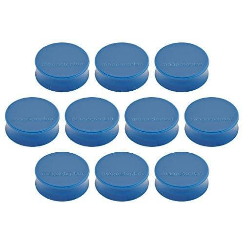 Ergo Stora magneter, diameter 34 x 12,5 MM Förpackning om 10 st mörkblå