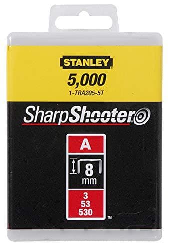 Stanley 1-TRA205-5T 8 mm A-type lette hæfteklammer (5000 stk.)