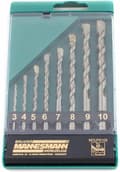 Miniatyrbillede 1 af 4: Mannesmann Boresæt - 8 dele - Plastkassette/kasse med udsigtsvindue - Grøn