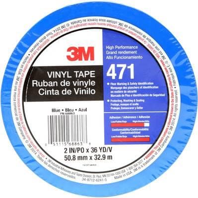 3M 471IW-BL50-D PVC-teippi Sininen (P x L) 33 mx 50 mm 1 rulla (471IW-BL50-D)