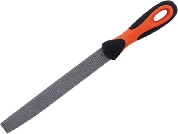 Bahco 6-342-10-2-2 Halvcirkelformet rivejern med ergonomisk håndtag - 250 mm