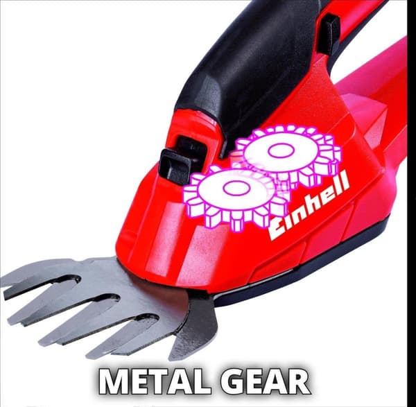 EINHELL Akkuruoho- ja pensasleikkuri GE-CG 18 Li Solo - Power-X-Change - 18 V - Leikkuu/leikkausleveys: 100/200 mm - Ilman akkua ja laturia