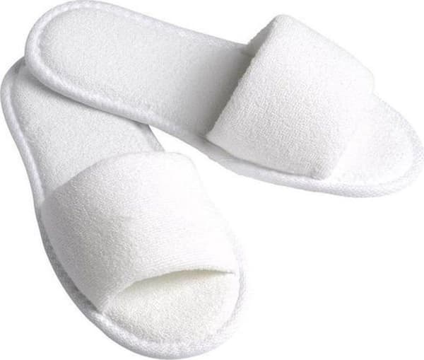 Hygonorm Tossut CLASSIC avoin nenä - 1 pari - Hotelli Sauna Wellness - yksi koko - pituus 28,5 cm