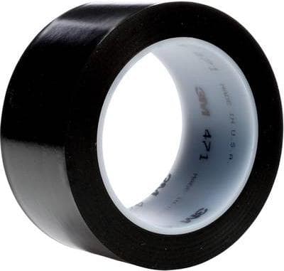 3M 471F 471S50 PVC-tejp svart (L x B) 33 mx 50 mm 1 rulle(r) (471S50)
