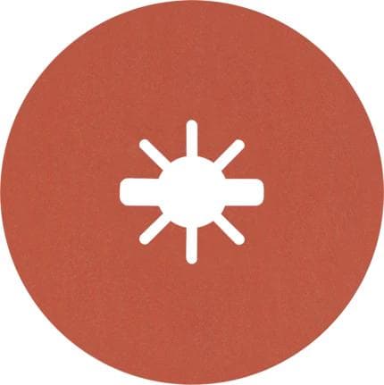 Bosch Expert R782 - slipskiva - för rostfritt stål, stål - 5 stycken - 115 mm - korn: 120