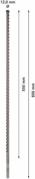 Bosch Expert SDS-plus-7X - bor - hammerbit - 12 mm - SDS-plus - længde: 600 mm