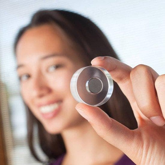 magnetoplan designmagneetit, 20 mm, sisältö: 8 neodyymimagneettia läpinäkyvällä kahvalla, valmistettu kiillotetusta akryylistä (1680020)