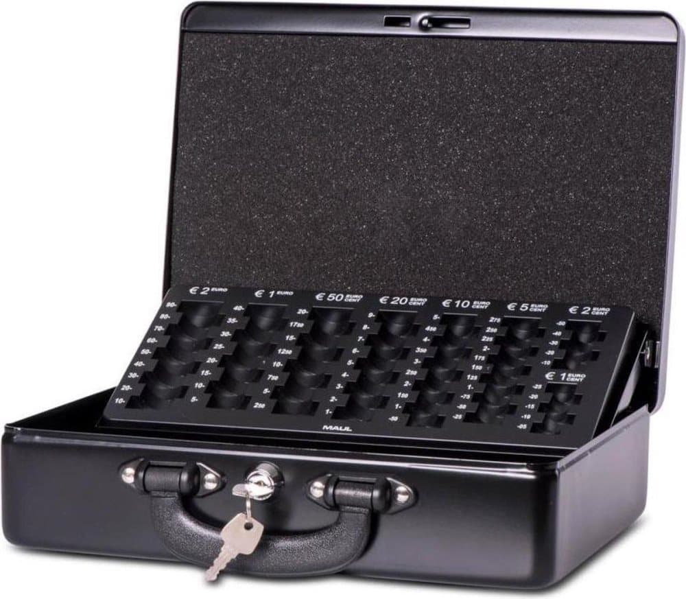 Sparbössa MAUL GK 6, Euromyntinsats, 300 x 245 x 93 mm, Röd