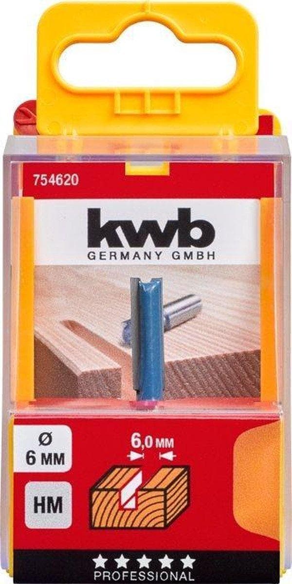 KWB - Profilfræserskaft 8mm - HM - Pindfræser - 6mm