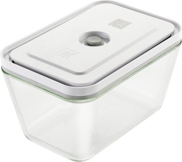Zwilling Fresh & Save Vakuumielintarvikeastiat – Säilytyslaatikko – Tyhjiöelintarvikkeiden säilytyslaatikko kannella L 1600ml – Lasi