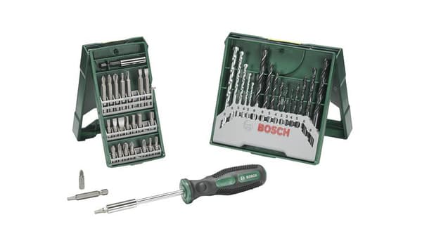 Bosch tilbehør Mini X-Lin 2607017655 bit sæt 41 styk inklusive bit holder skruetrækker