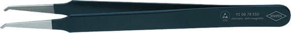 Knipex 92 08 78 ESD præcisionspincet flad, vinklet 45° 120 mm