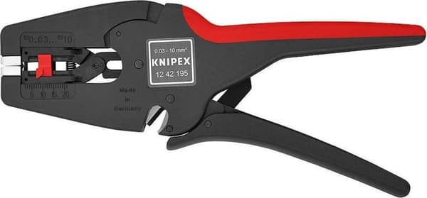 Knipex Kabelafisoleringsværktøj Multistrip 10 selvjusterende - 1242195SB