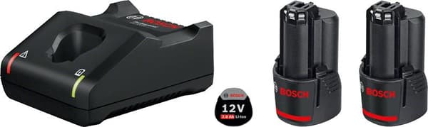 Bosch Professional 2 x GBA 12V 2,0Ah + GAL 12V-40 Professional 1600A019R8
