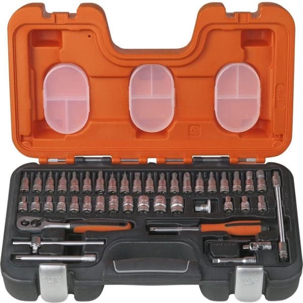 Bahco S460 topnøglesæt 46-delt 1/4