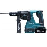 Makita DHR243RTJ - borrhammare - sladdlös - 3 lägen - SDS-plus - 2 joule - 2 batterier - 18 V