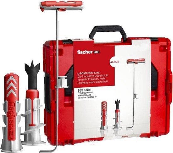 Fischer DUO-Line dyvelsæt 558626 833 dele (558626)