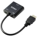 Miniatyrbild 2 av 4: SpeaKa Professional SP-10352148 HDMI / VGA Adapter [1x HDMI® - 1x VGA] Svart 0.15 m