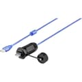 Miniatyrbild 4 av 4: Renkforce USB 2.0 Kabel [1x USB 2.0 A hona - 1x USB 2.0 A hona] 1.00 m Med skyddskåpa