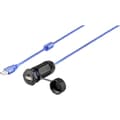 Miniatyrbild 1 av 4: Renkforce USB 2.0 Kabel [1x USB 2.0 A hona - 1x USB 2.0 A hona] 1.00 m Med skyddskåpa