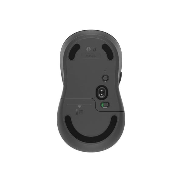 Logitech Signature M650 L left WiFi mus Trådlös, Bluetooth Storlek: L Optisk Grafit 5 Knappar 4000 dpi