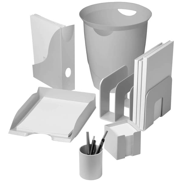 Durable 776010 Papperskorg 16 l (Ø x H) 315 mm x 330 mm Plast Grå 1 st