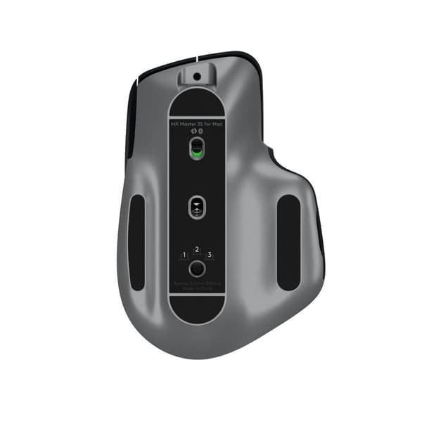 Logitech MX Master 3S For Mac Performance WiFi mus Sladdlös Laser Space Grå 7 Knappar 8000 dpi Darkfield Laser Tracking