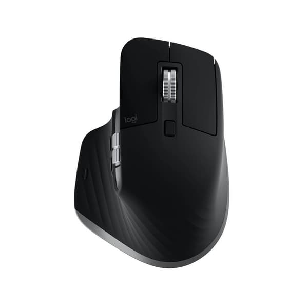 Logitech MX Master 3S For Mac Performance WiFi mus Sladdlös Laser Space Grå 7 Knappar 8000 dpi Darkfield Laser Tracking