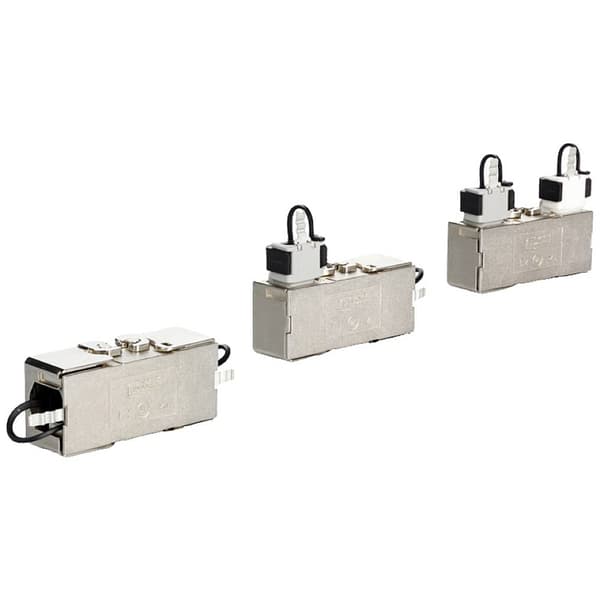 Metz Connect RJ45 Nätverk Adapter CAT 7a [1x RJ45 hona - 1x RJ45 hona] Silver