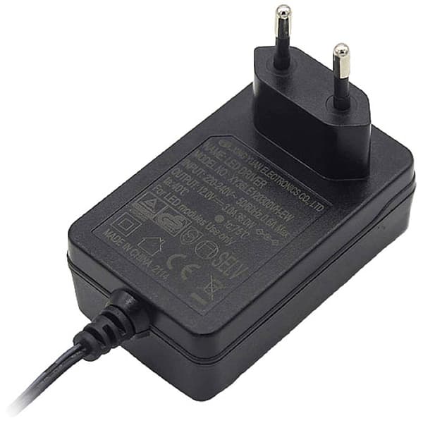 Dehner Elektronik XY 36LE-1203000VH-EW LED transformator, LED driver Konstantspänning 36 W 3.0 A 12 V/DC Överbelastning