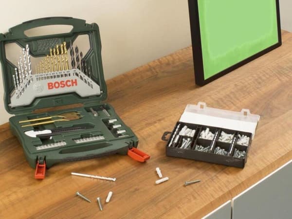 Bosch X-Line 50-delt tilbehørssæt + 173-delt monteringssæt